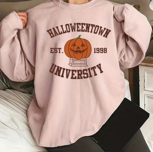 Halloweentown University  Womens Pink Sweatshirt Size 1x